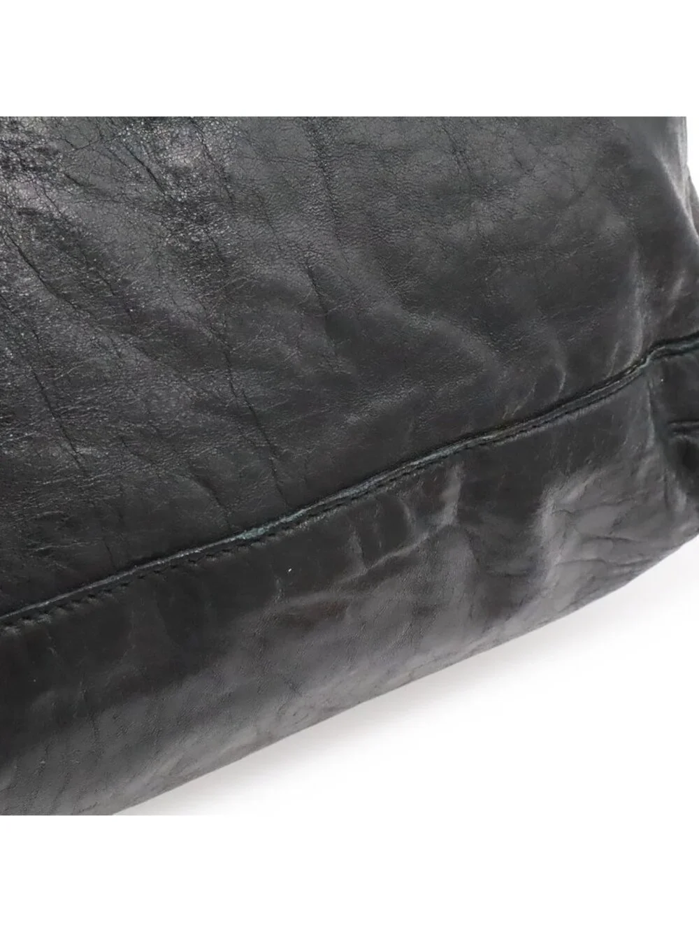 Balenciaga the Day Shoulder Bag Crossbody Leather Black